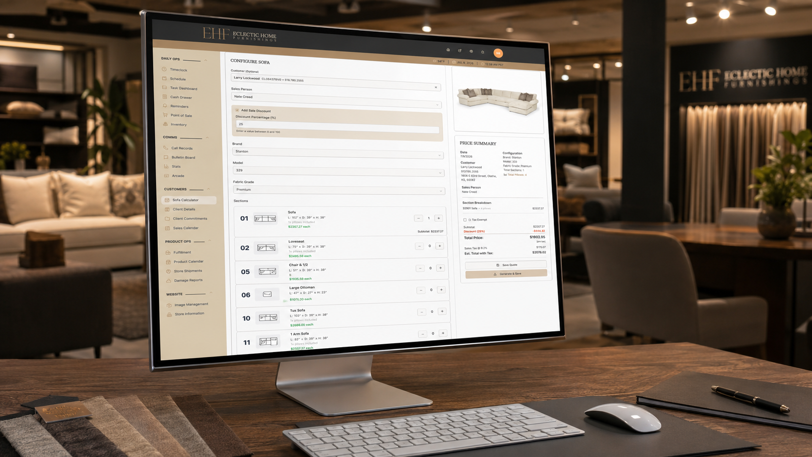 Eclectic Home Furnishings Website and Operations Platform